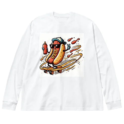 EXTREME HOT DOG Big Long Sleeve T-Shirt