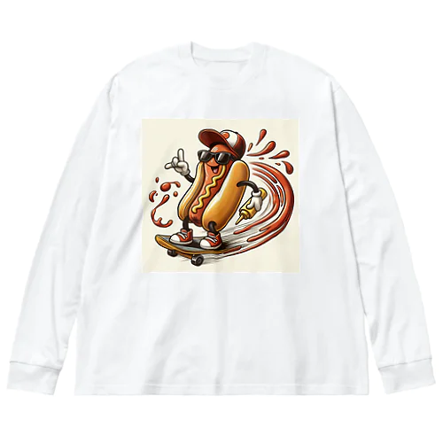 EXTREME HOT DOG Big Long Sleeve T-Shirt