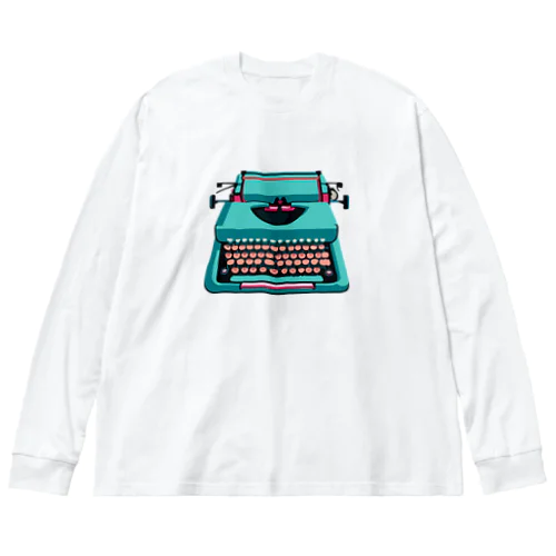 タイプライター ビッグシルエットロングスリーブTシャツ
