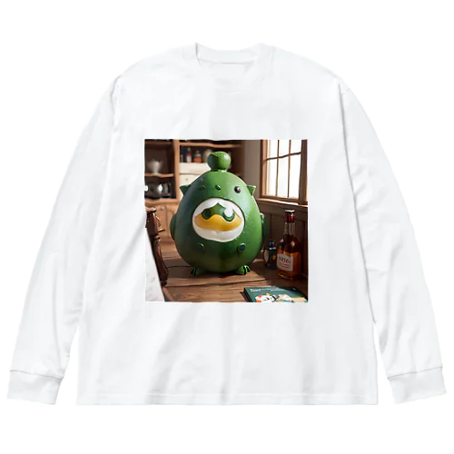 モンスターフィギュア　グリーンエッグ Big Long Sleeve T-Shirt