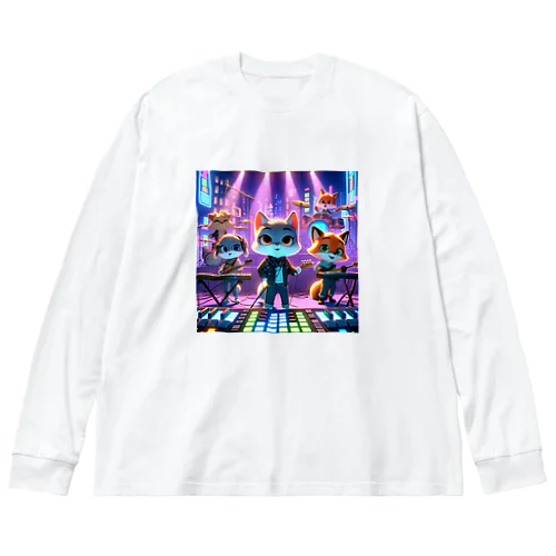 ネオンナイト・メロディー: アニマルシティライブ Big Long Sleeve T-Shirt