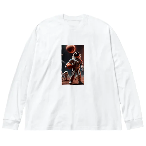 バスケ宇宙時代 Big Long Sleeve T-Shirt