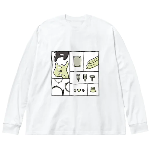 【マニアック？】ギターのいろんなパーツ Big Long Sleeve T-Shirt