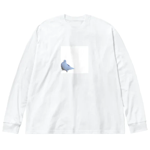 鳩 ビッグシルエットロングスリーブTシャツ