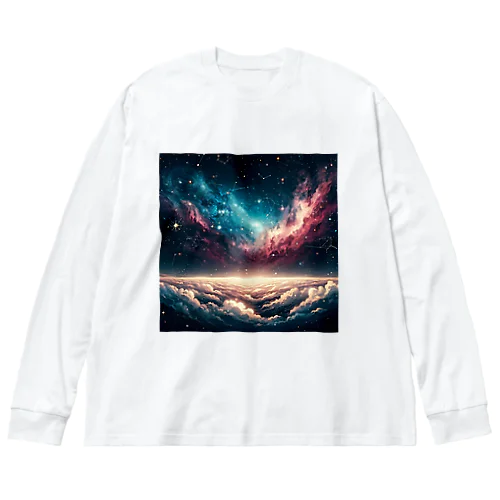 さいしょの宇宙 ビッグシルエットロングスリーブTシャツ