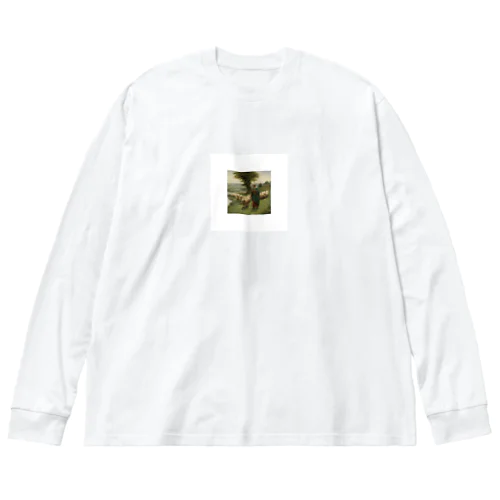 詩篇23:1-2 Big Long Sleeve T-Shirt