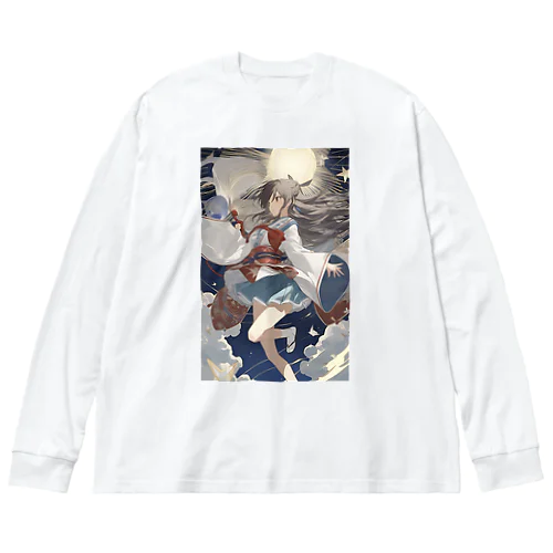 天使 Big Long Sleeve T-Shirt