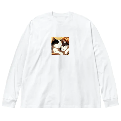 ふたごねこのおひるね Big Long Sleeve T-Shirt