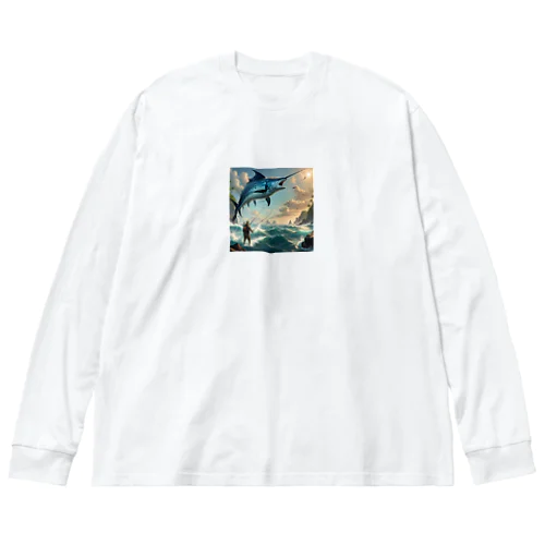 かじき Big Long Sleeve T-Shirt