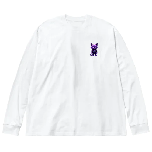 宇宙に連れてってくれる猫 Big Long Sleeve T-Shirt