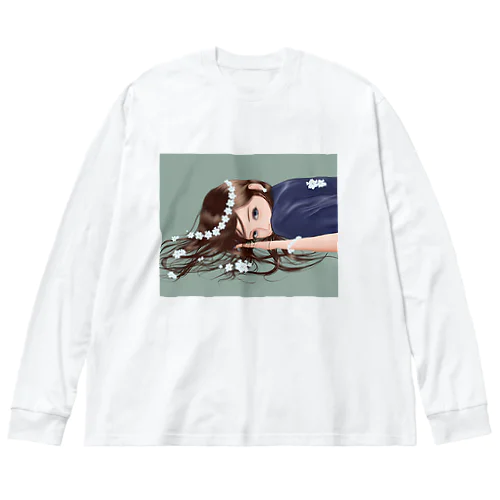 花かんむり Big Long Sleeve T-Shirt