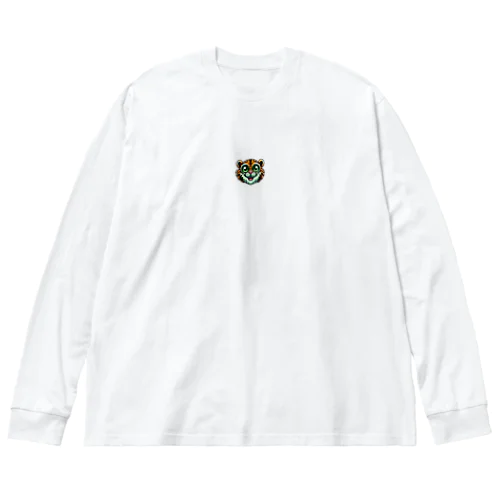 不気味で可愛いトラ001 Big Long Sleeve T-Shirt