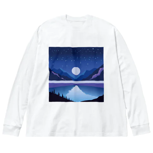 Midnight Lake ビッグシルエットロングスリーブTシャツ