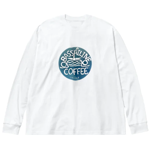 バッシラインコーヒー ビッグシルエットロングスリーブTシャツ