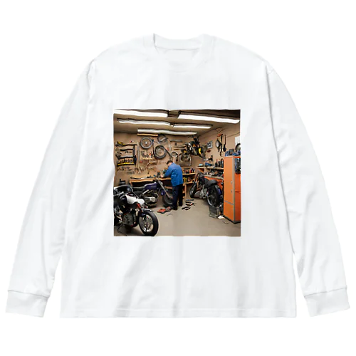 熟練のメカニック、創造の空間 Big Long Sleeve T-Shirt