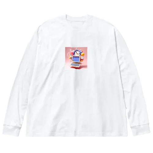 時計ちゃん ビッグシルエットロングスリーブTシャツ