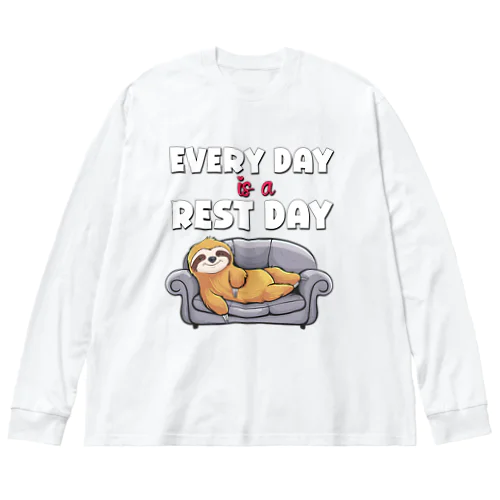 怠け者は毎日お休み Big Long Sleeve T-Shirt