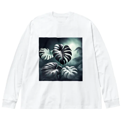 モンステラのデザイングッズ Big Long Sleeve T-Shirt