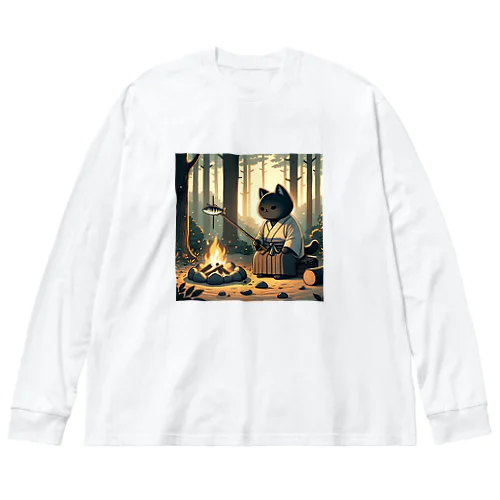 猫侍の晩御飯 Big Long Sleeve T-Shirt