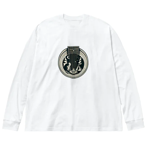 キャンプで歌う猫 Big Long Sleeve T-Shirt