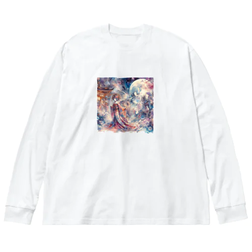 魅惑の天女 Big Long Sleeve T-Shirt