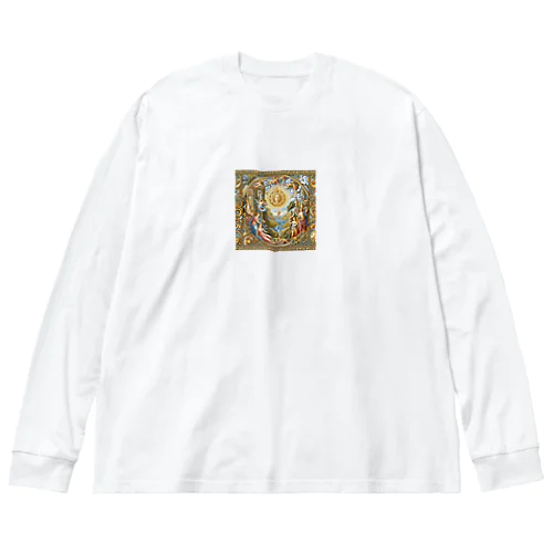 絵画をモチーフ Big Long Sleeve T-Shirt