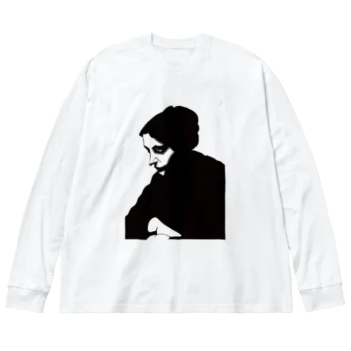 サミュエル・メスキータ「名もなき女性の肖像」 Big Long Sleeve T-Shirt