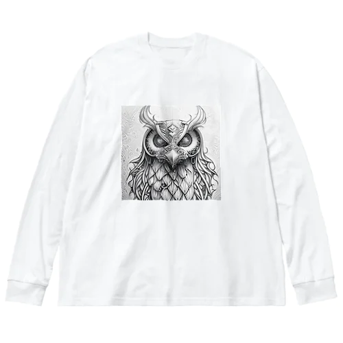 機械仕掛けの梟 Big Long Sleeve T-Shirt