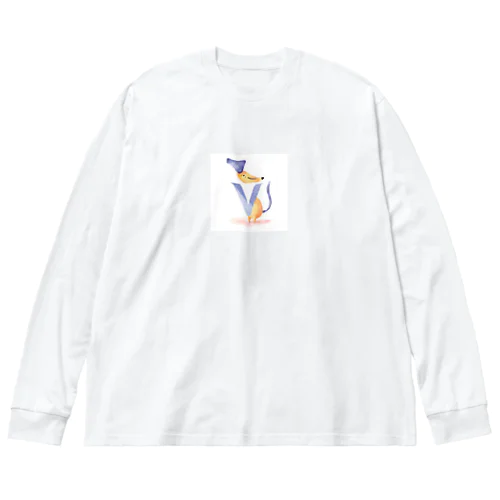 子リスのVIC ビッグシルエットロングスリーブTシャツ