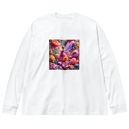 花の妖精 Big Long Sleeve T-Shirt