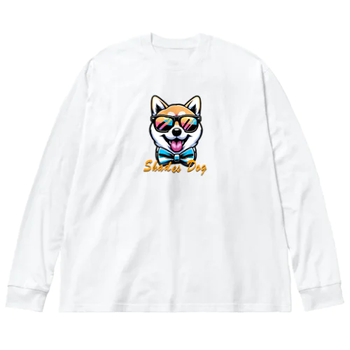 柴犬（A） ビッグシルエットロングスリーブTシャツ