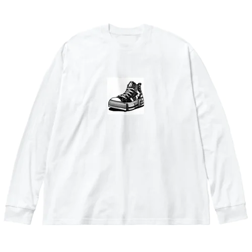 スタイリッシュなスニーカー Big Long Sleeve T-Shirt