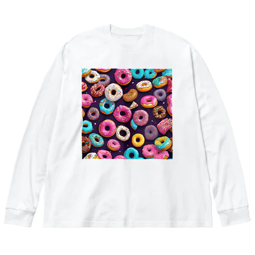 しあわせのドーナツたち Big Long Sleeve T-Shirt