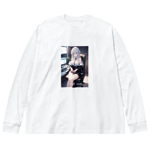 可愛い上司 Big Long Sleeve T-Shirt