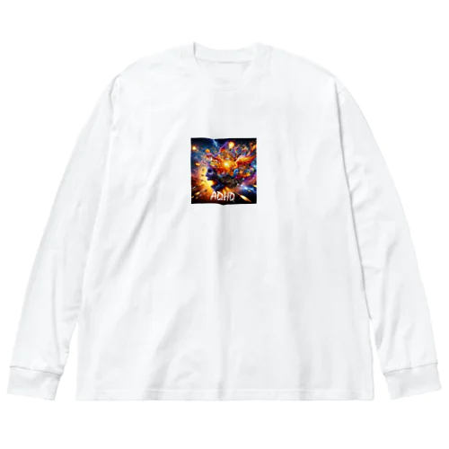 ADHD 　爆発的思考力 Big Long Sleeve T-Shirt