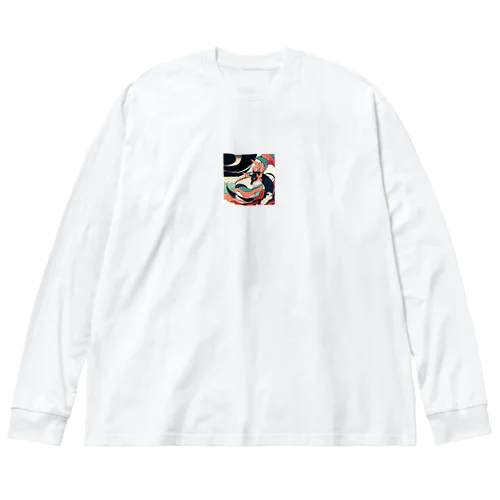 うきよ犬3 Big Long Sleeve T-Shirt