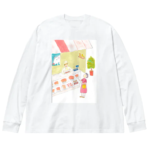 SONOKO'S WORLD　お肉屋さん Big Long Sleeve T-Shirt