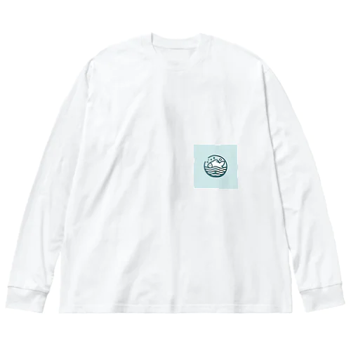 シンプルなお魚 Big Long Sleeve T-Shirt