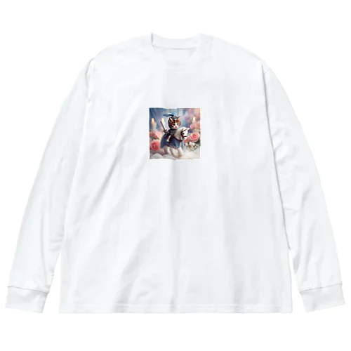 白馬に乗ったネコ王子様4 Big Long Sleeve T-Shirt