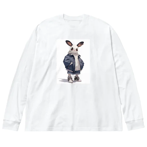 うさぎ君 BeeBee 1786 Big Long Sleeve T-Shirt