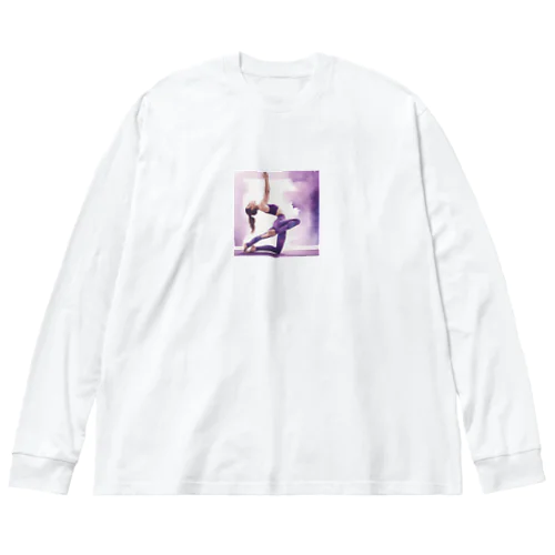 ヨガを極める美しさ Big Long Sleeve T-Shirt