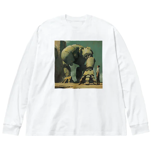 ロボツトと少年　なでしこ1478 Big Long Sleeve T-Shirt