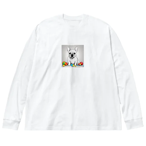 いたずら好きなフレンチブルドッグ Big Long Sleeve T-Shirt