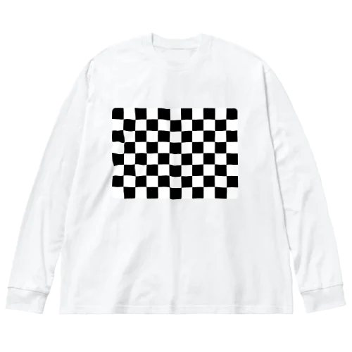 チェッカーフラッグ Big Long Sleeve T-Shirt