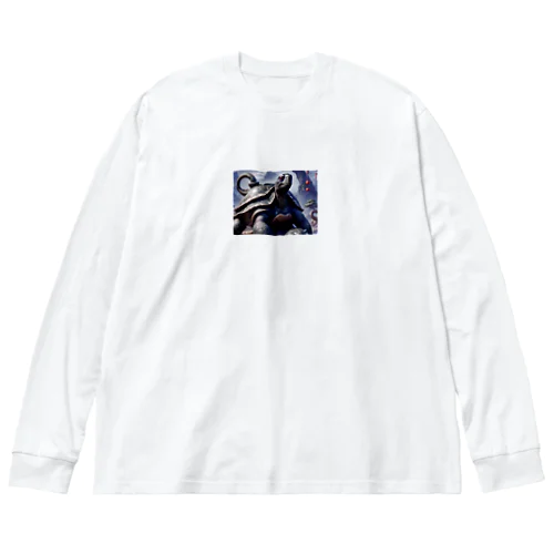 北方守護★黒き霊亀 玄武 Big Long Sleeve T-Shirt