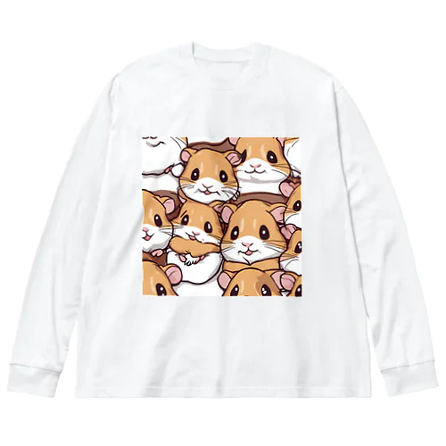 かわいいハムスター Big Long Sleeve T-Shirt