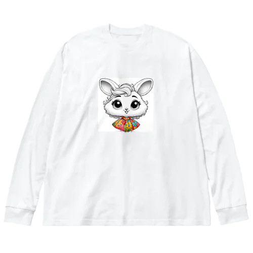 うさちゃん ビッグシルエットロングスリーブTシャツ