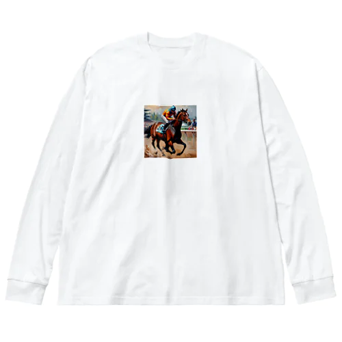 サラブレット Big Long Sleeve T-Shirt