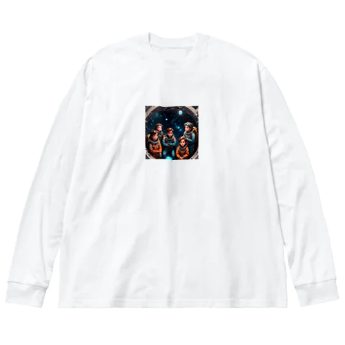 未来を切り拓く子供たち Big Long Sleeve T-Shirt