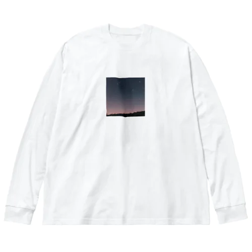 星空 Big Long Sleeve T-Shirt